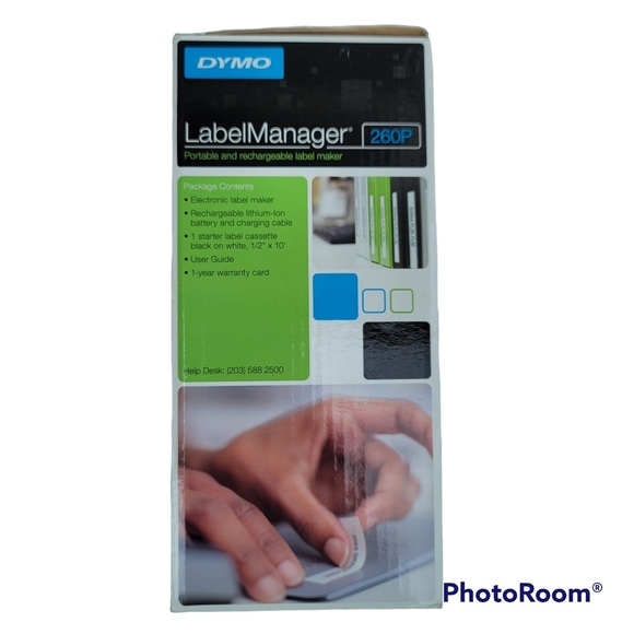 NEW Dymo Label Manager 260P Portable Rechargeable Handheld  Label Maker - Picture 3 of 11